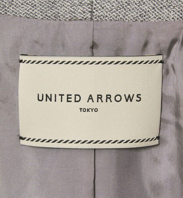 UNITED ARROWS「ツイードライク ノーカラージャケット」|ノーカラージャケット|