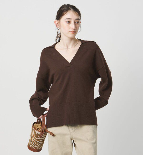 UNITED ARROWS「ウール スキッパーニット」|ニット・セーター|