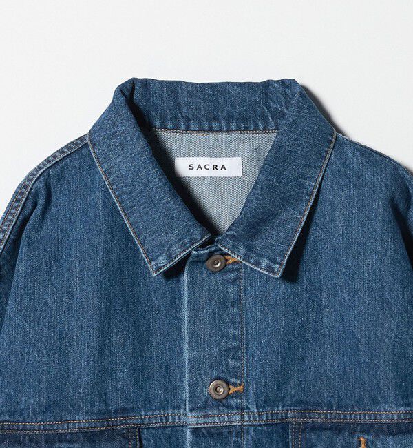 UNITED ARROWS「＜SACRA＞ボリュームスリーブ デニムジャケット」|デニムジャケット|