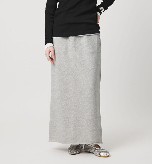 UNITED ARROWS「＜SACRA＞スウェット Iラインスカート」|スカート|