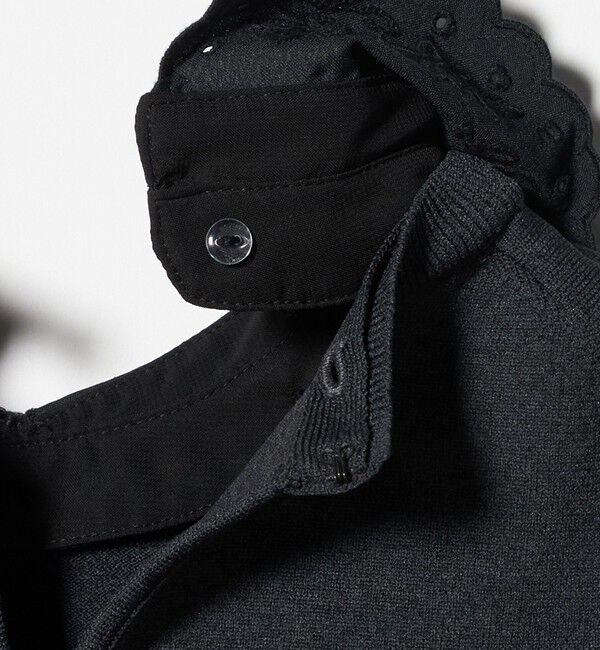 UNITED ARROWS「レディー フラワービジュー ニット‐ ウォッシャブル‐」|ニット・セーター|