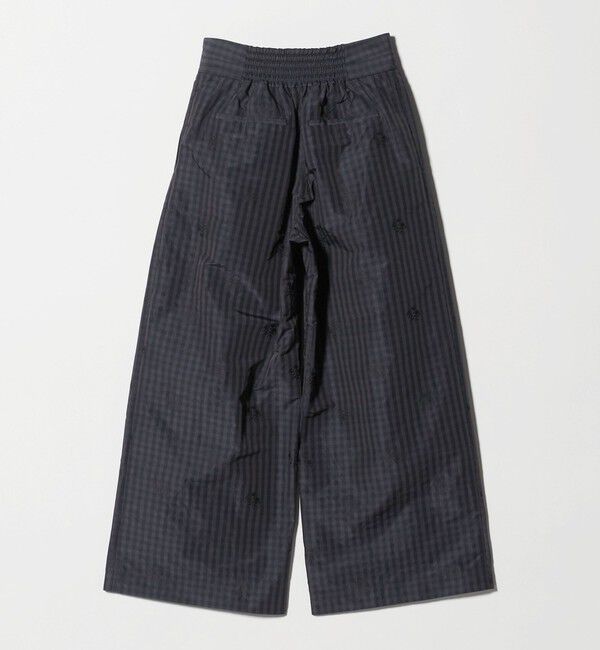 UNITED ARROWS「ギンガムチェック フラワー ジャガード ワイドパンツ ‐ウォッシャブル‐」|その他|