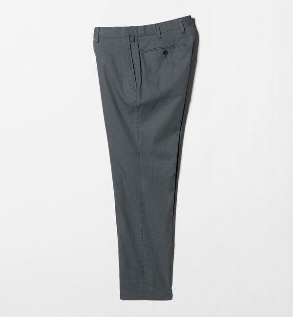 UNITED ARROWS「クールモーション ドビー サイドエクステンド ノープリーツスラックス COMFORT EASY‐MODEL　接触冷感　吸」|スラックス|DK.GRAY