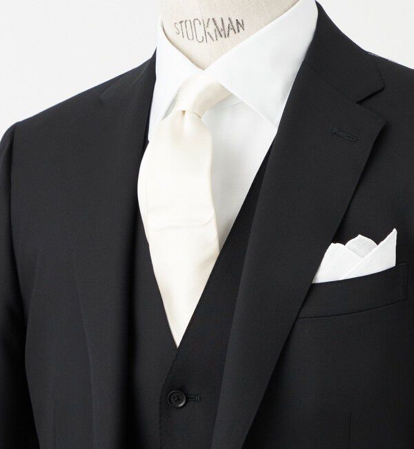 UNITED ARROWS green label relaxing「シルク 8.0cm フォーマル サテン ソリッド ネクタイ」|ネクタイ・蝶ネクタイ|