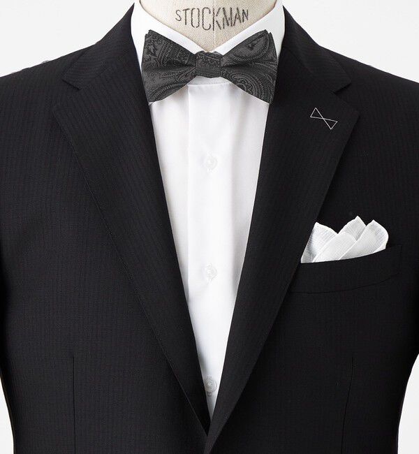 UNITED ARROWS green label relaxing「＜green label relaxing＞ジャカード ペイズリー ボウタイ/蝶ネクタイ」|ネクタイ・蝶ネクタイ|BLACK