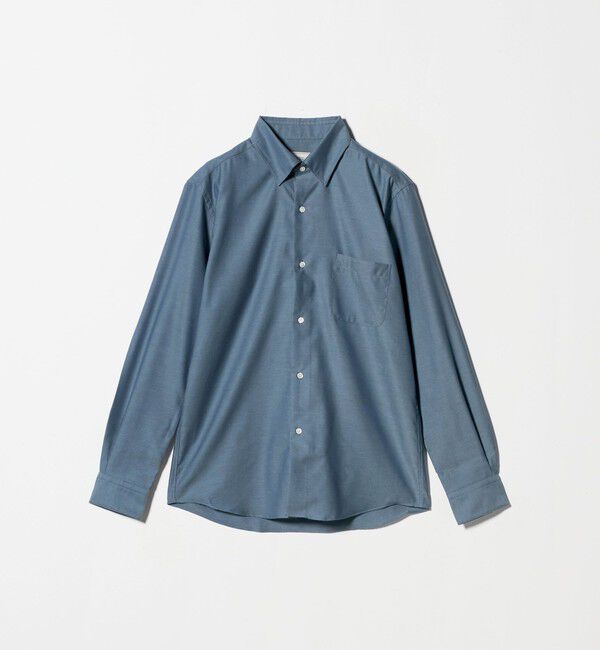 UNITED ARROWS green label relaxing「エブリット コットンオックス ソリッド スナップ ボタンダウン シャツ -イージーアイロン-」|シャツ・ブラウス|