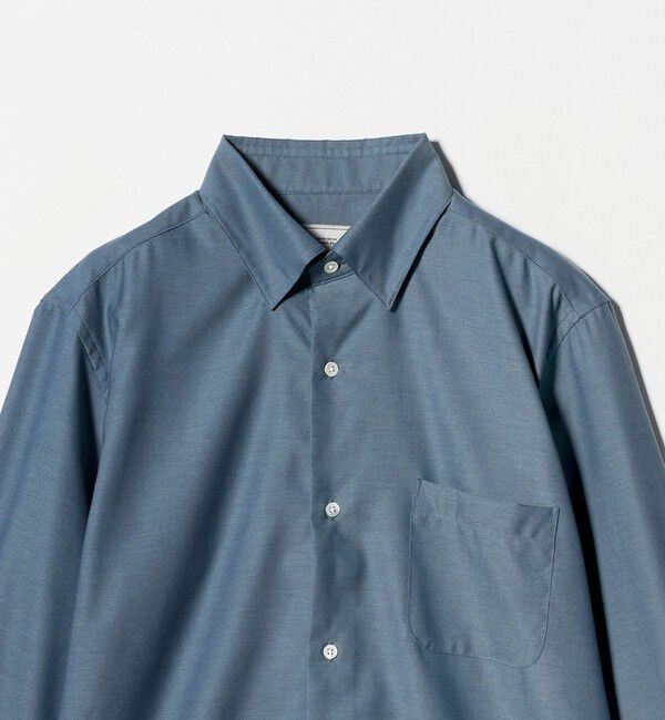 UNITED ARROWS green label relaxing「エブリット コットンオックス ソリッド スナップ ボタンダウン シャツ -イージーアイロン-」|シャツ・ブラウス|