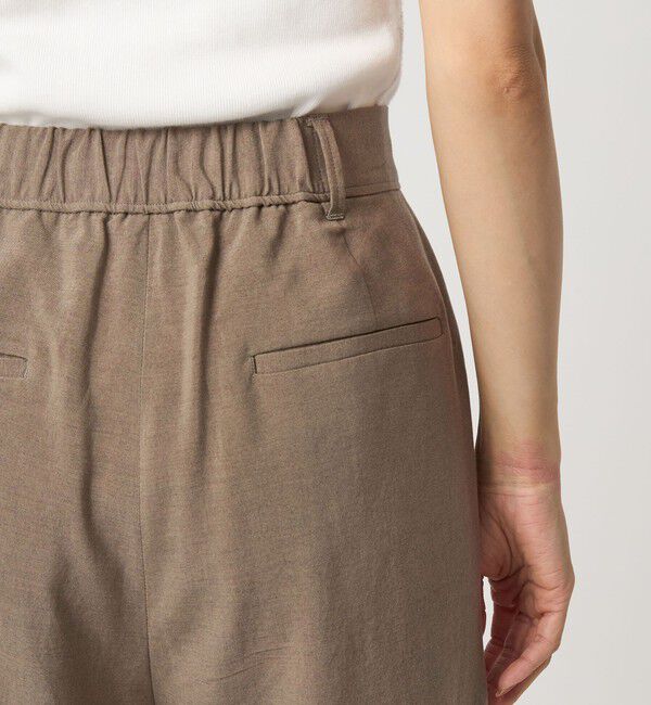 UNITED ARROWS green label relaxing「［size SHORT/TALLあり］パウダリー ワイド パンツ」|その他|