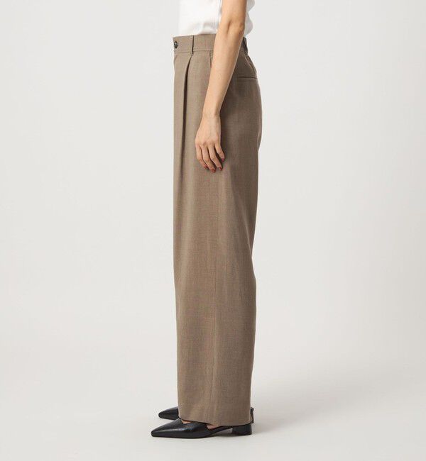 UNITED ARROWS green label relaxing「［size SHORT/TALLあり］パウダリー ワイド パンツ」|その他|