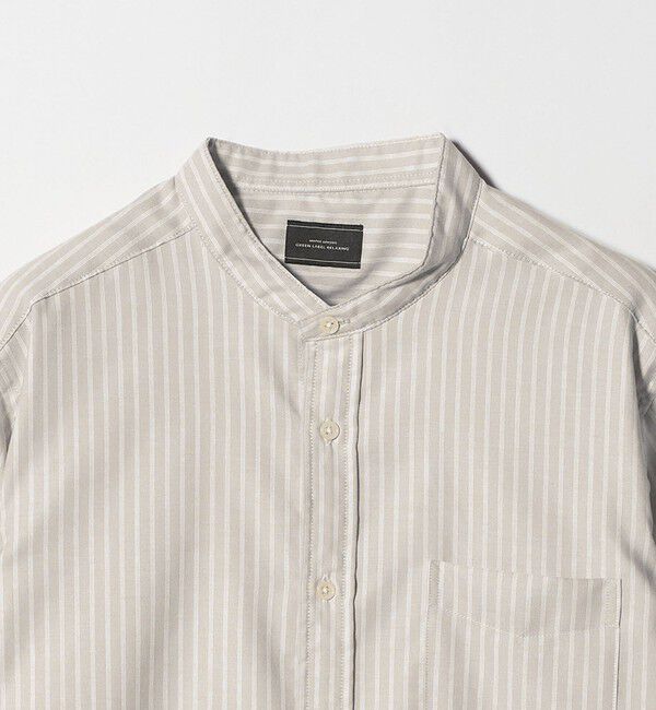 UNITED ARROWS green label relaxing「W/R オックス バンドカラー シャツ」|シャツ・ブラウス|