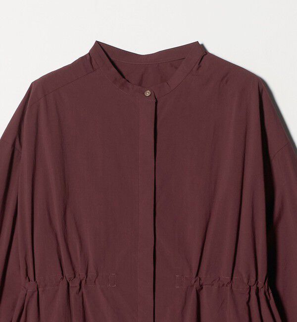 UNITED ARROWS green label relaxing「ウエスト ギャザー ハオリ ロングスリーブ シャツ」|シャツ・ブラウス|