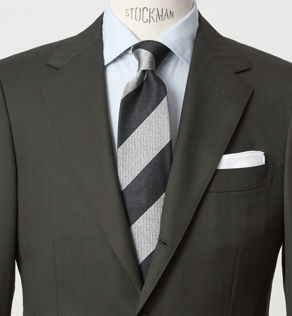 UNITED ARROWS green label relaxing「GLR ジャパン ヴィンテージ 8.0cm ストライプ1 ネクタイ」|ネクタイ・蝶ネクタイ|DK.GRAY