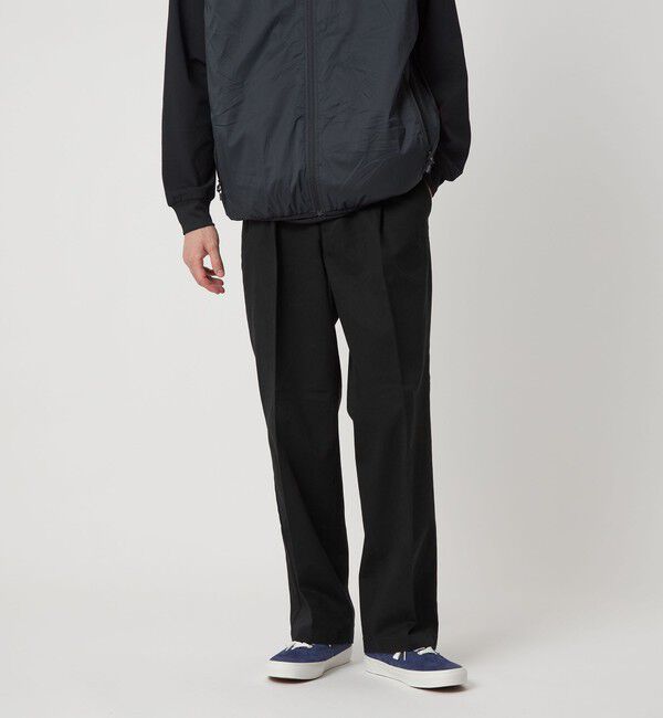 UNITED ARROWS green label relaxing「コットン チノ 1プリーツ W4 ワイドパンツ」|チノ|