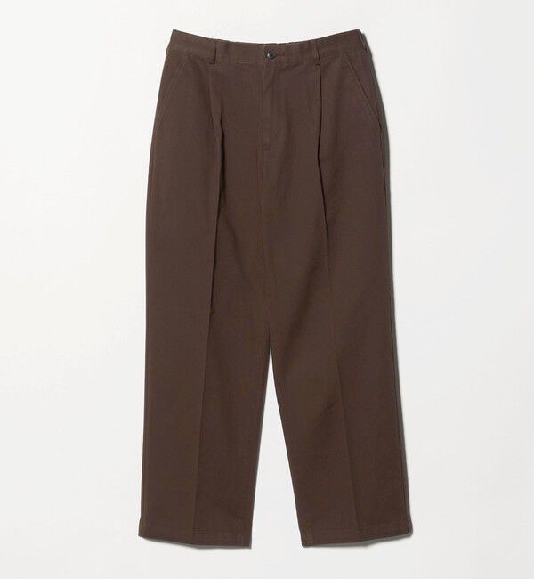 UNITED ARROWS green label relaxing「コットン チノ 1プリーツ W4 ワイドパンツ」|チノ|