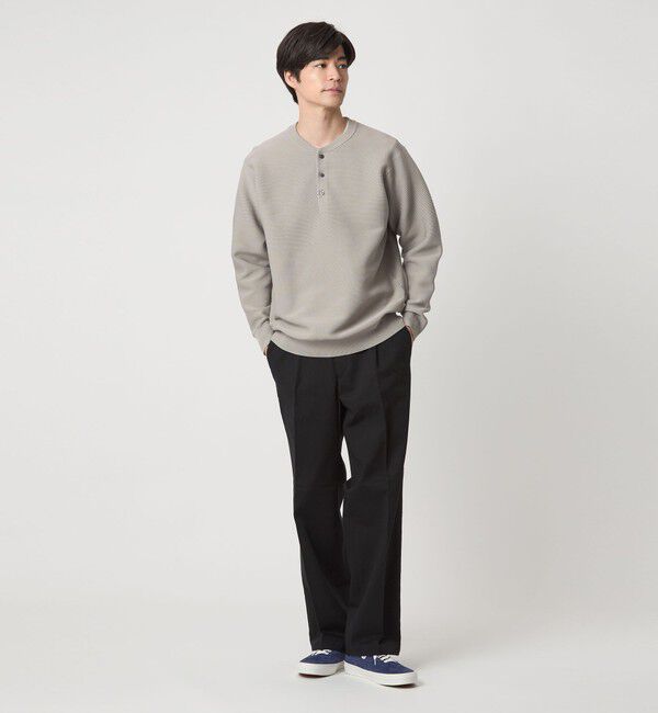 UNITED ARROWS green label relaxing「【WEB限定】ガーターヘンリー ニット」|ニット・セーター|
