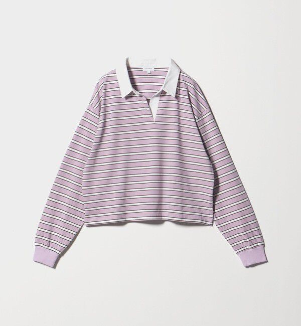 UNITED ARROWS green label relaxing「ラガーシャツ（ボーダー） / キッズ  120cm-160cm」|Tシャツ・カットソー|LILAC