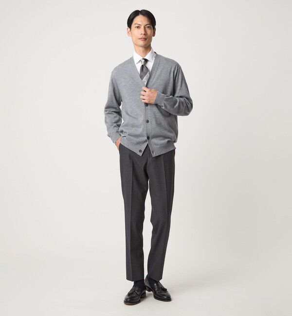 UNITED ARROWS green label relaxing「Super 120's ハイゲージ ニット カーディガン」|カーディガン|