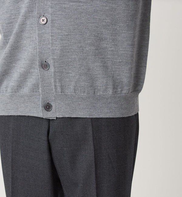 UNITED ARROWS green label relaxing「Super 120's ハイゲージ ニット カーディガン」|カーディガン|