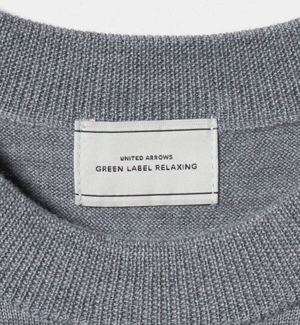 UNITED ARROWS green label relaxing「Super 120's ハイゲージ クルーネック ニット」|ニット・セーター|