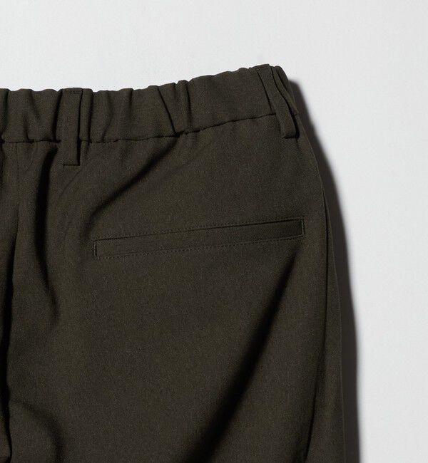 UNITED ARROWS green label relaxing「【WEB限定】JUST fit ウールライク 1プリーツ イージースラックス パンツ -ストレッチ-」|チノ|