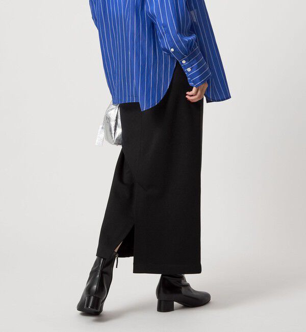 UNITED ARROWS green label relaxing「ウラキモウ ピケ スカート」|タイト|