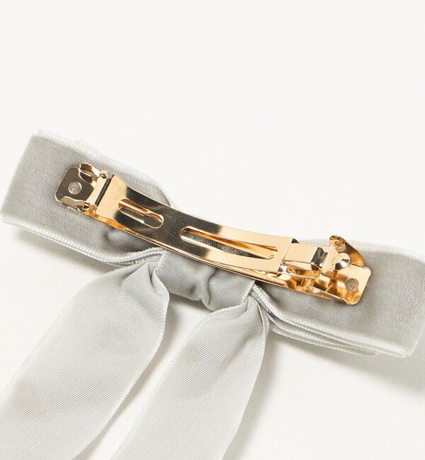 UNITED ARROWS green label relaxing「キラキラパーツ リボン バレッタ」|ヘアバンド|