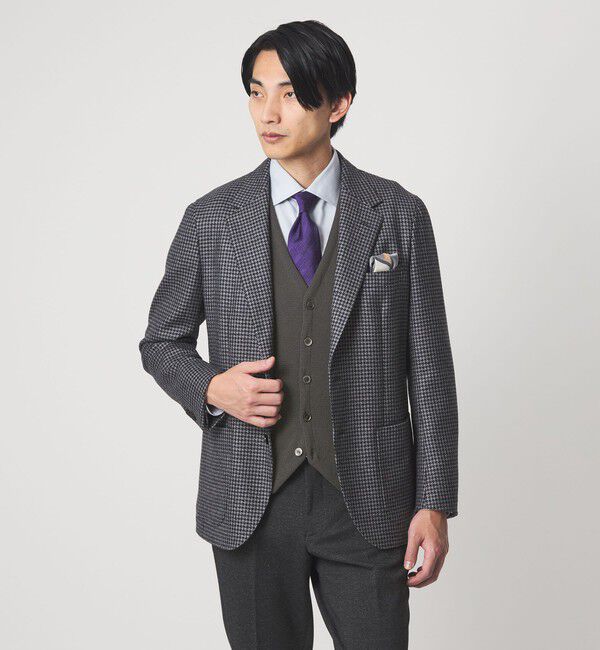 UNITED ARROWS green label relaxing「＜gim＞25F H/MLN ニット ジレ ベスト -ウォッシャブル-」|ベスト・ジレ|