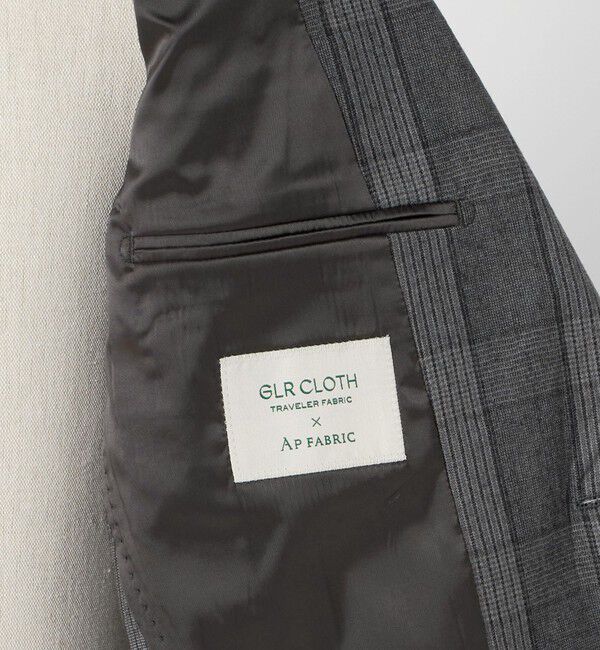 UNITED ARROWS green label relaxing「GLR CLOTH フラノ柄 2B RG ジャケット -ストレッチ-」|テーラードジャケット|
