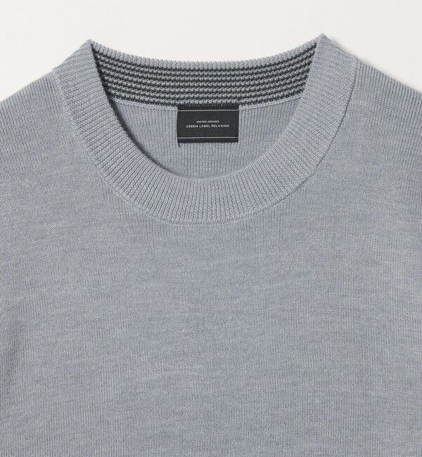 UNITED ARROWS green label relaxing「ウォッシャブル ウール ソウバリ クルーネック ニット」|ニット・セーター|