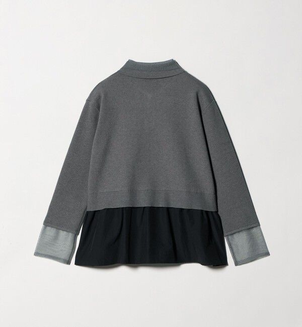 UNITED ARROWS green label relaxing「ポロニット ドッキング プルオーバー」|ニット・セーター|