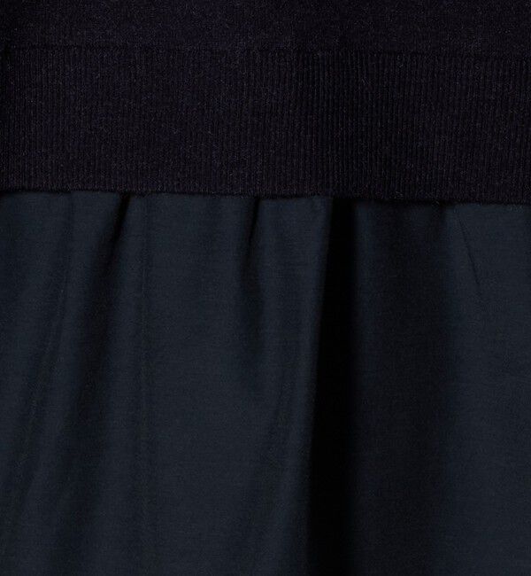 UNITED ARROWS green label relaxing「ポロニット ドッキング プルオーバー」|ニット・セーター|