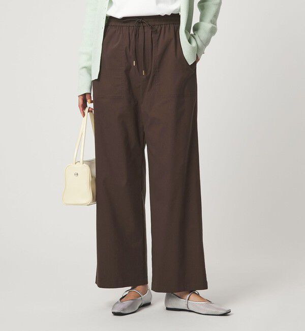 UNITED ARROWS green label relaxing「［size SHORT/TALLあり］オルマイ LI/MIX ベイカー パンツ」|その他|MD.BROWN