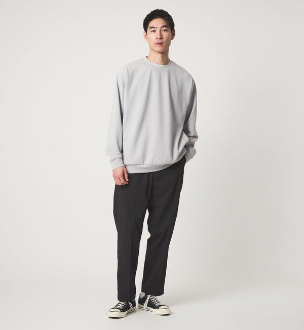 UNITED ARROWS green label relaxing「アムンゼン ツイル クルーネック ロングスリーブ カットソー -UVカット・吸水速乾・抗菌-」|Tシャツ・カットソー|