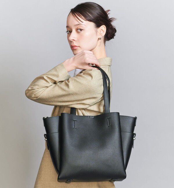 BEAUTY&YOUTH UNITED ARROWS「【WEB限定】3パーテーション トートバッグ2 -2WAY-」|トートバッグ|BLACK