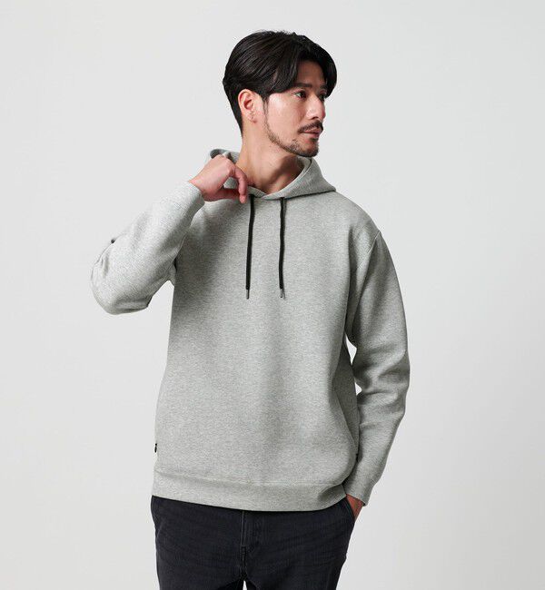 BEAUTY&YOUTH UNITED ARROWS「【WEB限定 WARDROBE SMART】ダブルニット  スウェット パーカー/セットアップ対応」|パーカー|