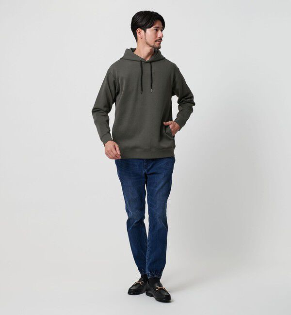 BEAUTY&YOUTH UNITED ARROWS「【WEB限定 WARDROBE SMART】ダブルニット  スウェット パーカー/セットアップ対応」|パーカー|