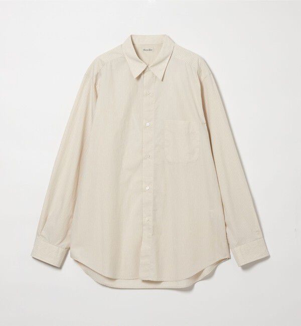 STEVEN ALAN「＜Steven Alan＞ 60 コンパクトヤーン ストライプ レギュラーカラー シャツ NARROW」|シャツ・ブラウス|