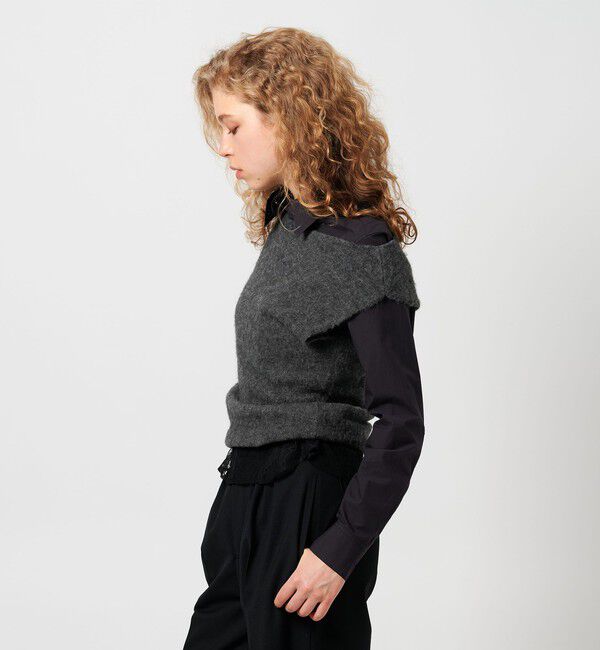 ATTISESSION「＜ATTISESSION＞ツイスト ショルダー ニットトップス」|ニット・セーター|