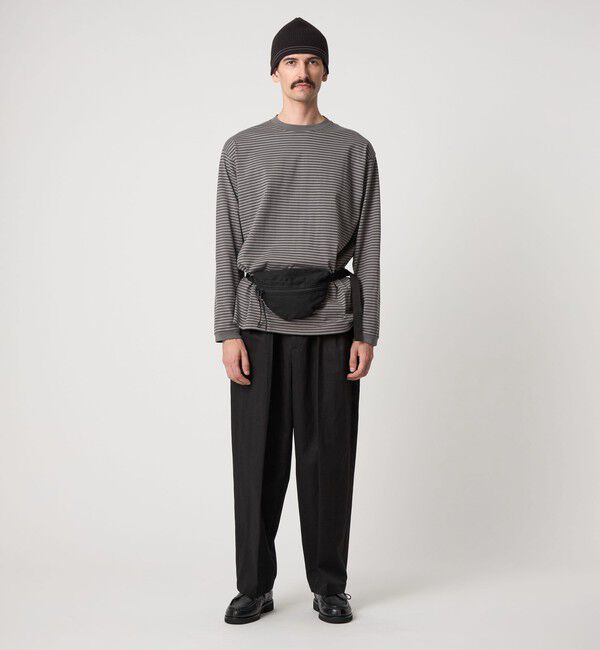 STEVEN ALAN「＜Steven Alan＞ オーガニックコットン アソート ボーダー ロングスリーブ Tシャツ BOLD」|Tシャツ・カットソー|