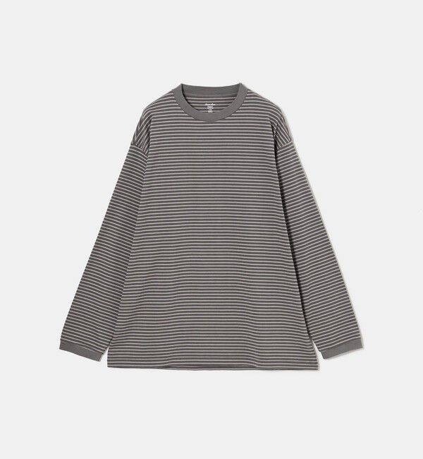 STEVEN ALAN「＜Steven Alan＞ オーガニックコットン アソート ボーダー ロングスリーブ Tシャツ BOLD」|Tシャツ・カットソー|