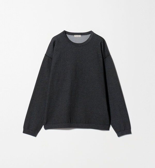 BEAUTY&YOUTH UNITED ARROWS「プレーティング フェード クルーネック ニット 抗菌・防臭機能付き」|ニット・セーター|