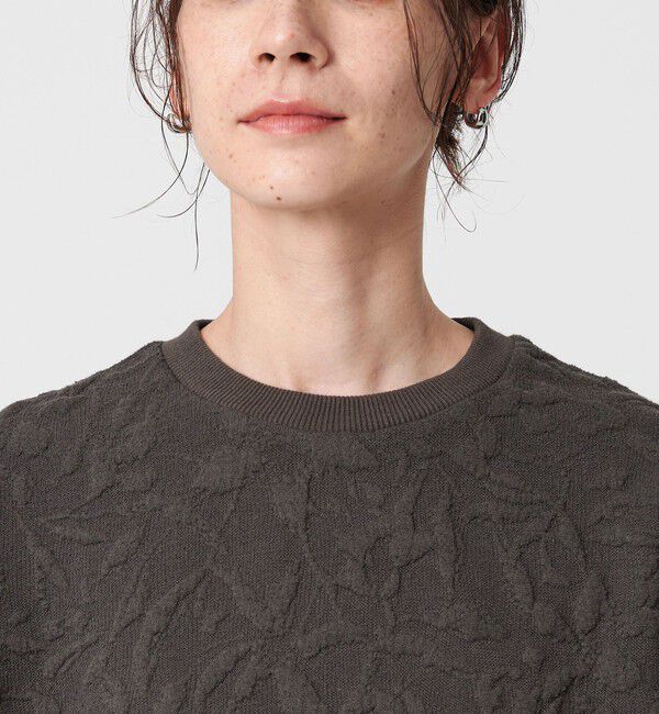 BEAUTY&YOUTH UNITED ARROWS「ボタニカルジャガード プルオーバー」|Tシャツ・カットソー|