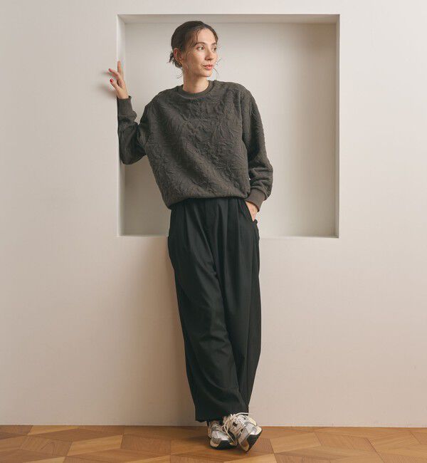 BEAUTY&YOUTH UNITED ARROWS「ボタニカルジャガード プルオーバー」|Tシャツ・カットソー|