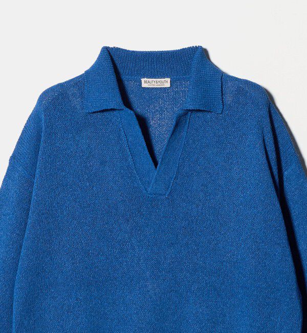 BEAUTY&YOUTH UNITED ARROWS「ペイパー アゼ スキッパー ニット」|ニット・セーター|