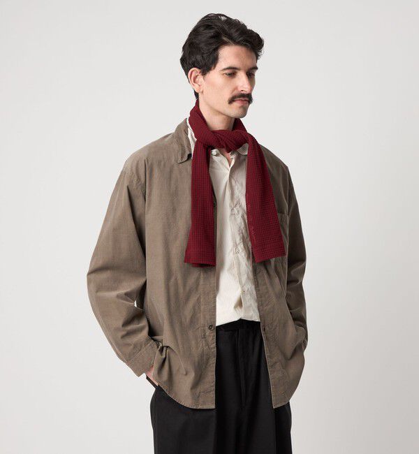 STEVEN ALAN「＜Steven Alan＞ マイクロ コーデュロイ オープンカラー オーバー シャツ」|シャツ・ブラウス|