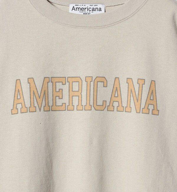 BEAUTY&YOUTH UNITED ARROWS「＜Americana＞ロゴ ロングスリーブTシャツ」|Tシャツ・カットソー|