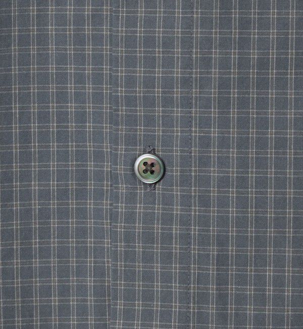 STEVEN ALAN「＜Steven Alan＞ ポプリン グラフチェック レギュラーカラー シャツ LOOSE」|シャツ・ブラウス|