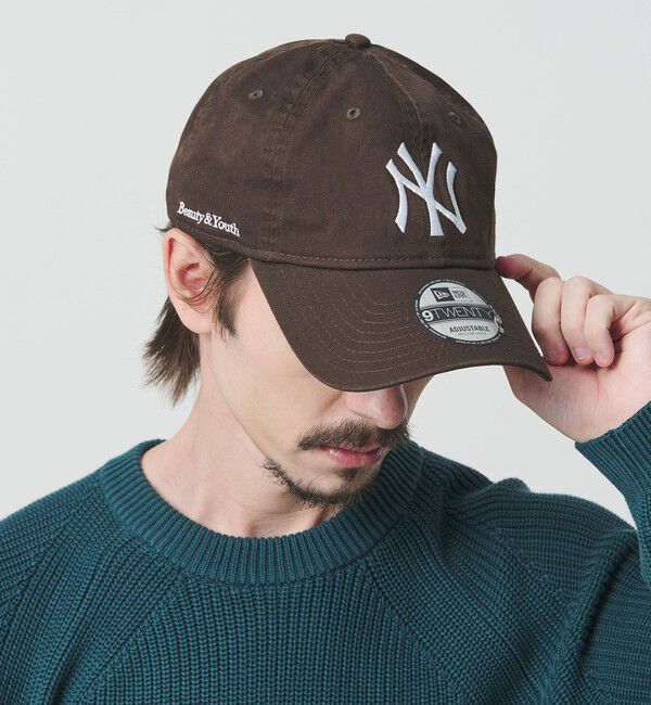 BEAUTY&YOUTH UNITED ARROWS「【別注】＜NEW ERA＞9TWENTY ウォッシュ加工 キャップ」|キャップ・キャスケット|