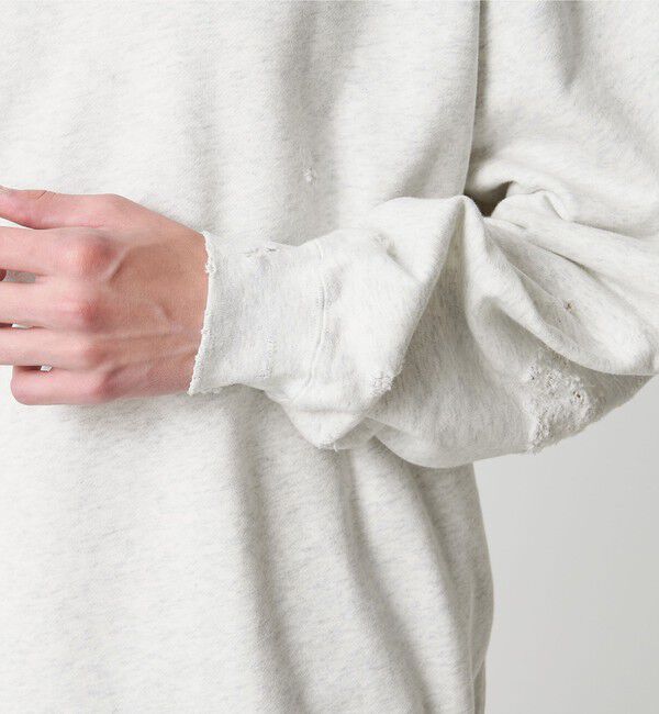 MONKEY TIME「フレンチテリー ディストレスト クルーネック」|Tシャツ・カットソー|