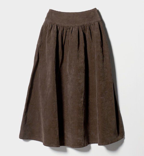 ATTISESSION「＜ATTISESSION＞コーデュロイ ロング スカート」|スカート|